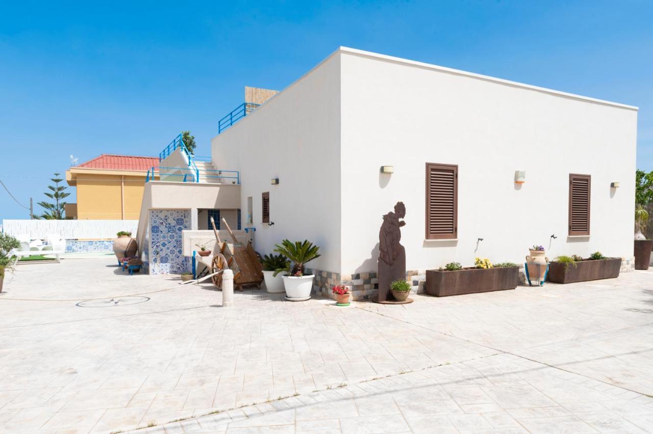 Villa Con Piscina Alcamo Marina Экстерьер фото