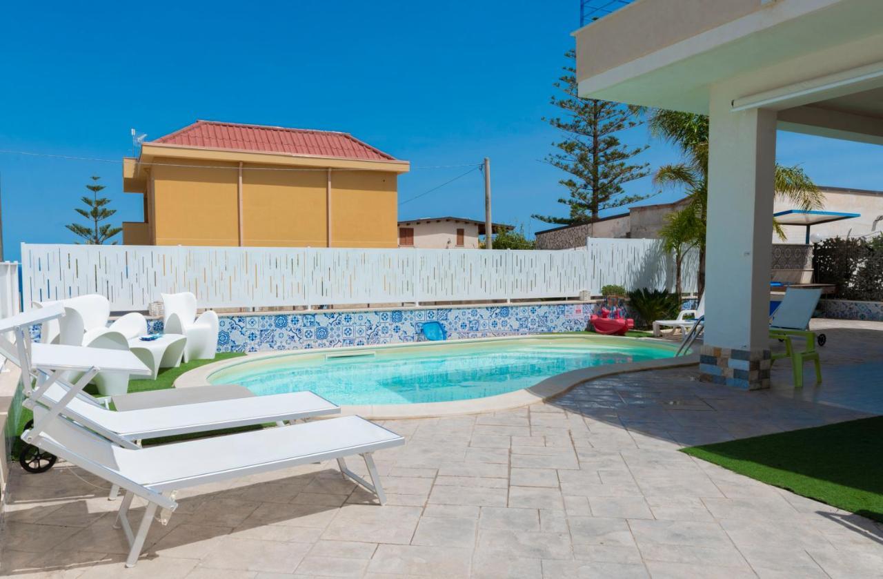 Villa Con Piscina Alcamo Marina Экстерьер фото